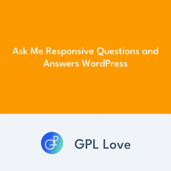 Ask Me Responsive Questions y Answers WordPress
