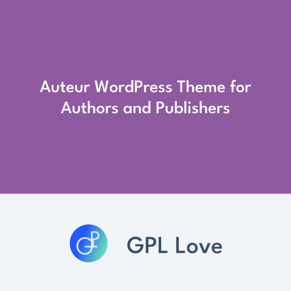 Auteur WordPress Tema para Authors y Publishers Auteur WordPress Tema para Authors y Publishers