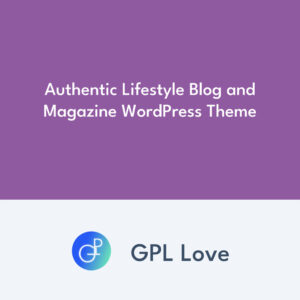 Authentic Lifestyle Blog y Magazine WordPress Theme