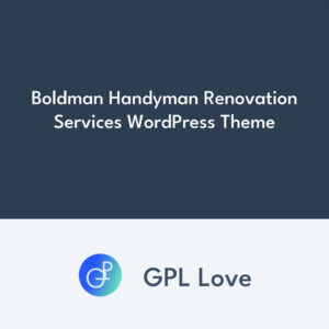 Boldman Handyman Renovation Services WordPress Theme