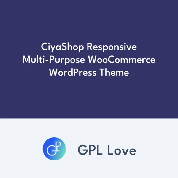 CiyaShop Responsive Multi-Purpose WooCommerce WordPress Theme
