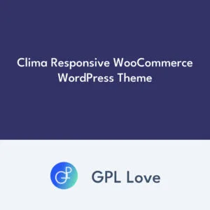 Clima Responsive WooCommerce WordPress Theme