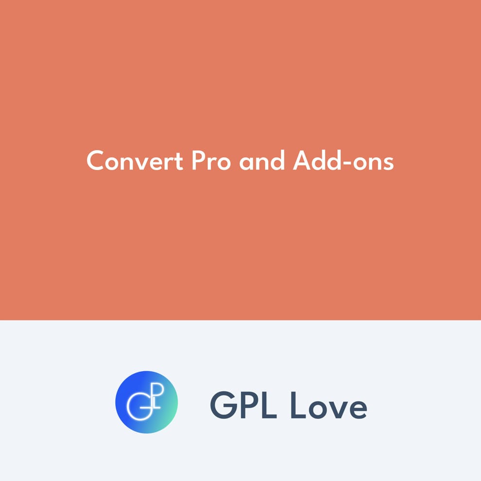 Convert Pro Y Add-ons • GPL Love