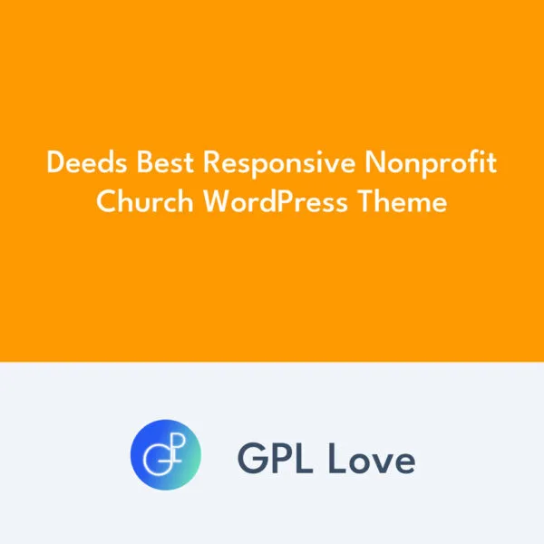 Deeds Best Responsive Nonprofit Church WordPress Theme