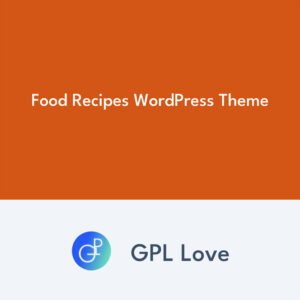 Food Recipes WordPress Theme
