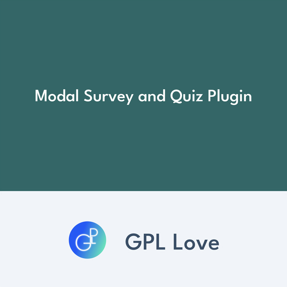 Modal Survey y Quiz Plugin