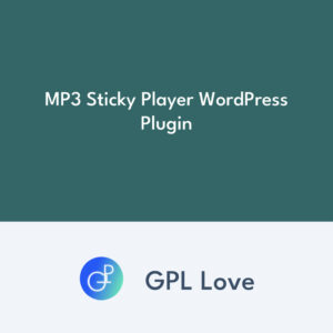 MP3 Sticky Player WordPress Plugin