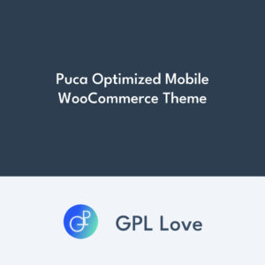 Puca Optimized Mobile WooCommerce Theme