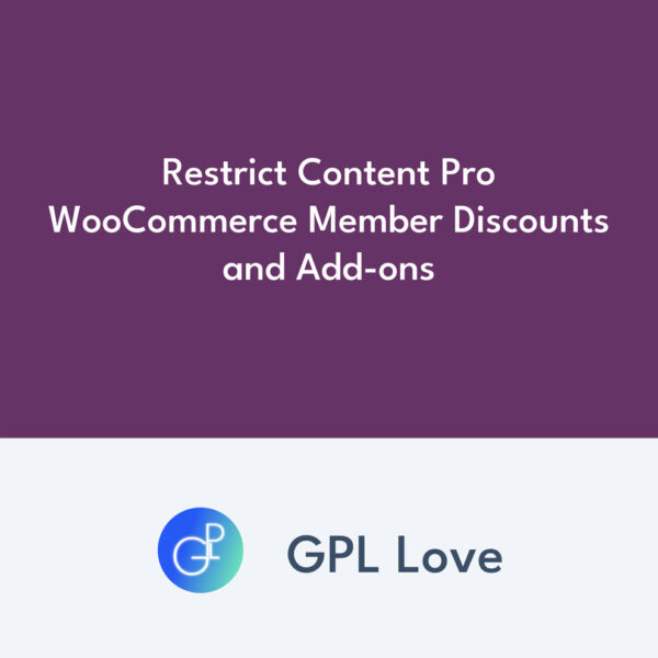 Restrict Content Pro WooCommerce Member Discounts y Add-ons Restrict Content Pro WooCommerce Member Discounts y Add-ons
