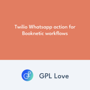 Twilio Whatsapp action para Booknetic workflows