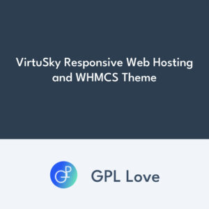 VirtuSky Responsive Web Hosting y WHMCS Theme