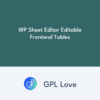 WP Sheet Editor Editable Frontend Tables