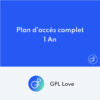 GPL Love Plan d'accès complet d'un an