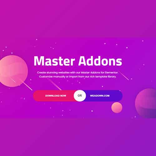 Master Addons pour Elementor Pro