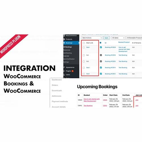 Zoom Integration pour WooCommerce Bookings