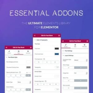 Essential Addons pour Elementor Pro