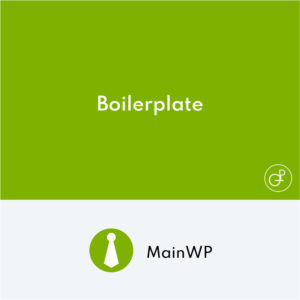 MainWP Boilerplate