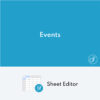 WP Sheet Editor Events Pro