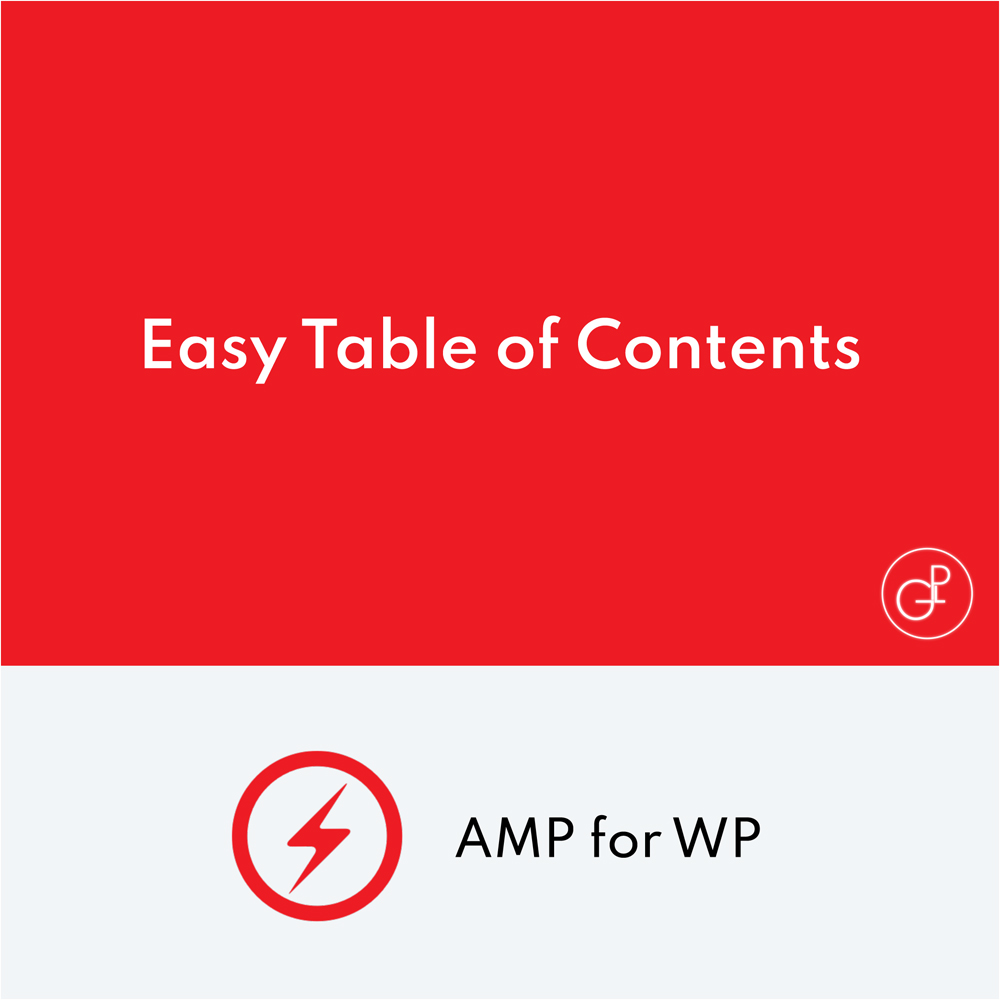 Easy Table of Contents pour AMP