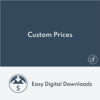 Easy Digital Downloads Custom Prices