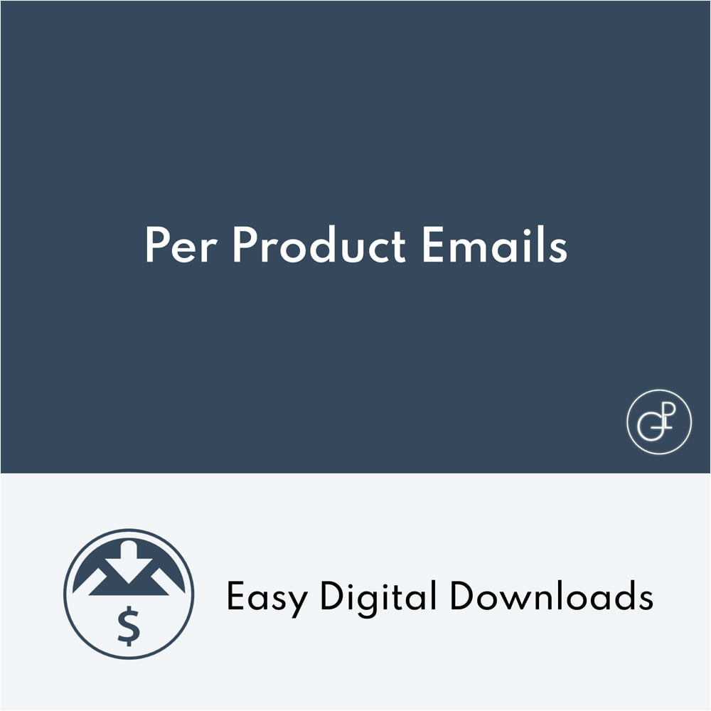 Easy Digital Downloads Per Product Emails