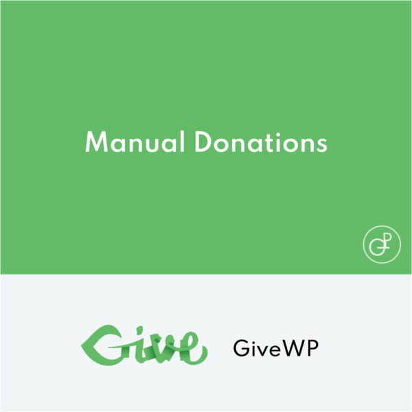 GiveWP Manual Donations