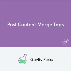 Gravity Perks Post Content Merge Tags