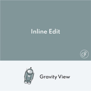 Gravity View Inline Edit