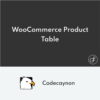 WooCommerce Product Table