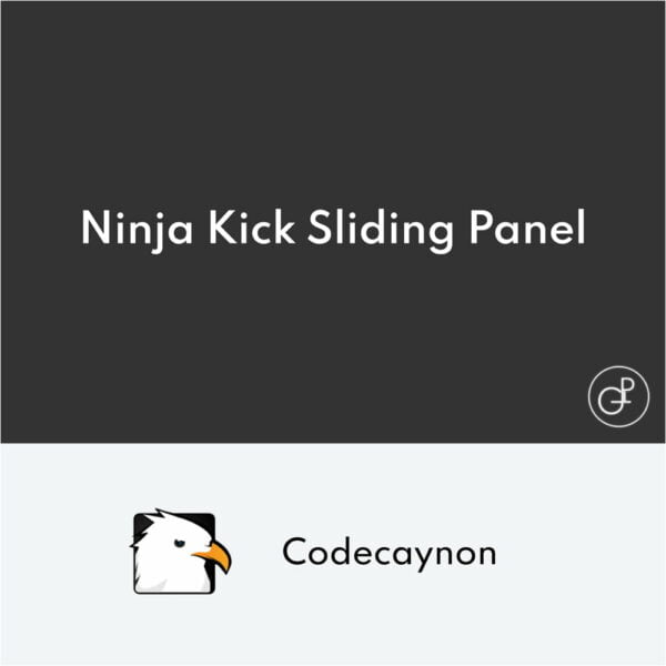Ninja Kick: Sliding Panel pour WordPress