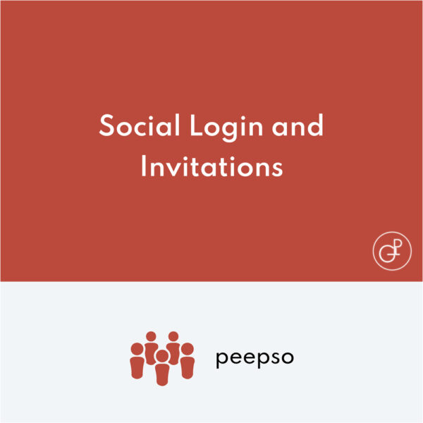 PeepSo Social Login et Invitations