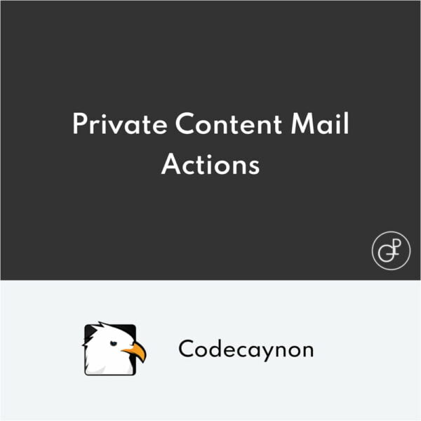Private Content Mail Actions Addon