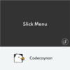 Slick Menu Responsive WordPress Vertical Menu