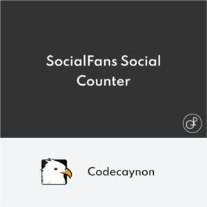 SocialFans WP Responsive Social Counter Plugin