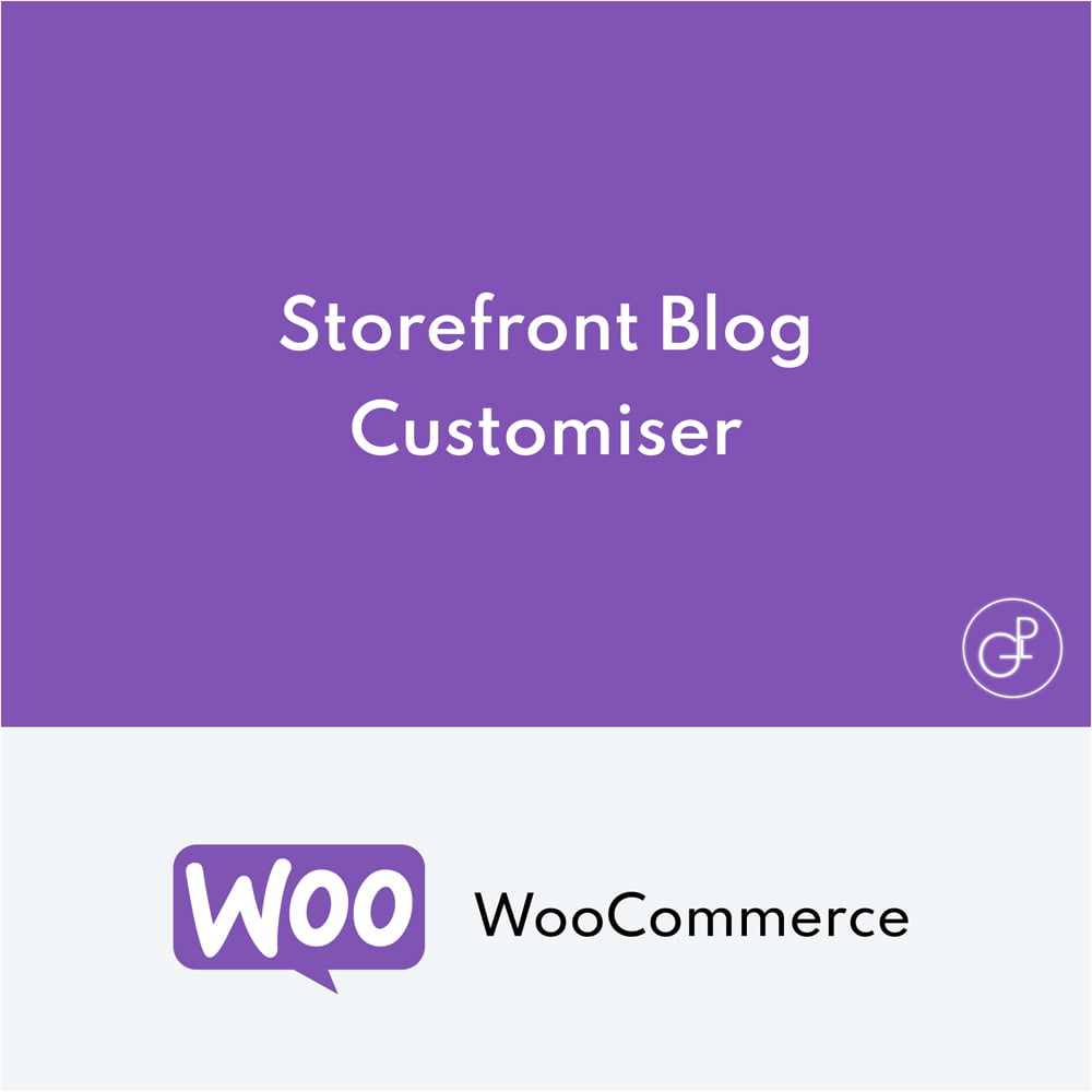 Storefront Blog Customiser