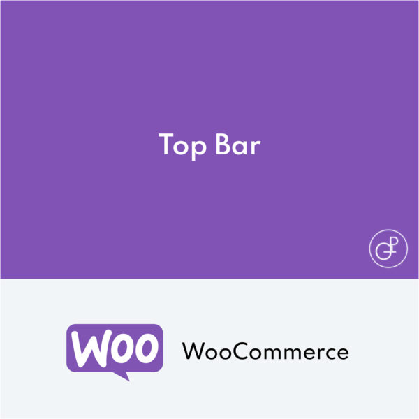 Top Bar pour WooCommerce