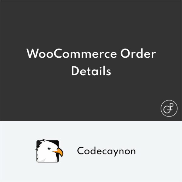 WooCommerce Order Details