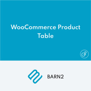 WooCommerce Product Table