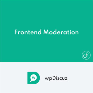 wpDiscuz Frontend Moderation