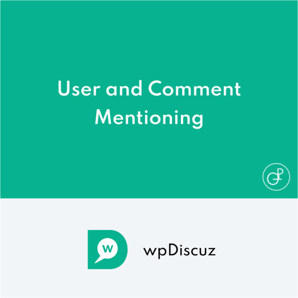 wpDiscuz User et Comment Mentioning