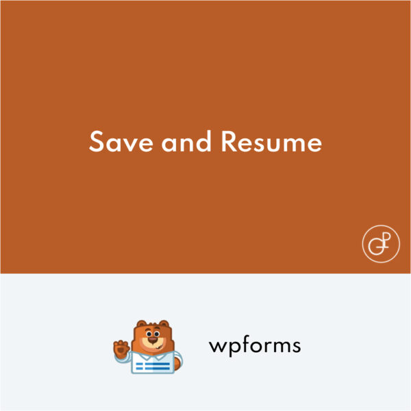 WPForms Save et Resume