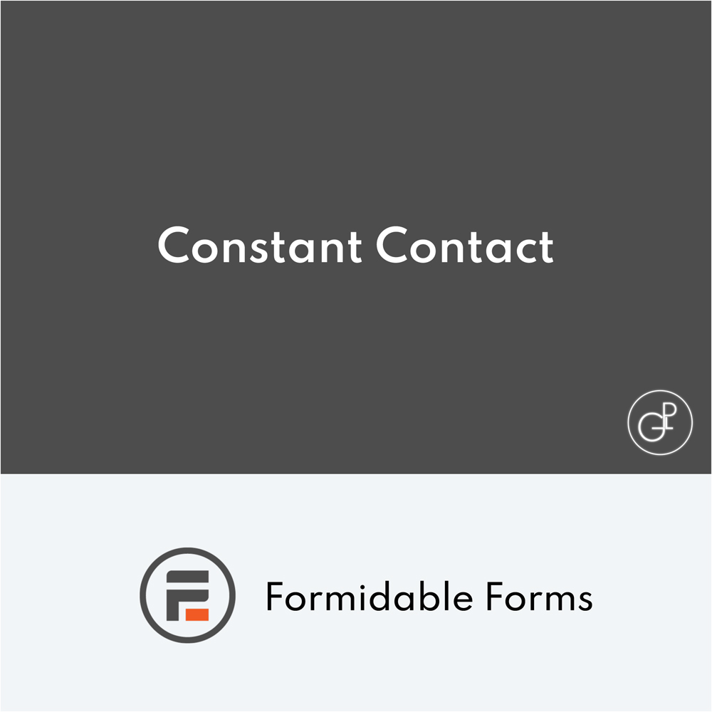 Formidable Forms Constant Contact