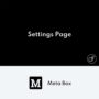 Meta Box Settings Page