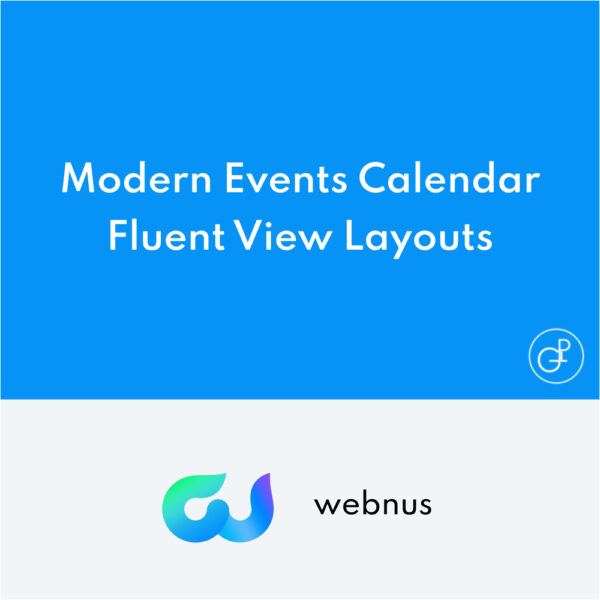 Modern Events Calendar Fluent View Layouts