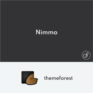 Nimmo One page WordPress Thème pour Creative