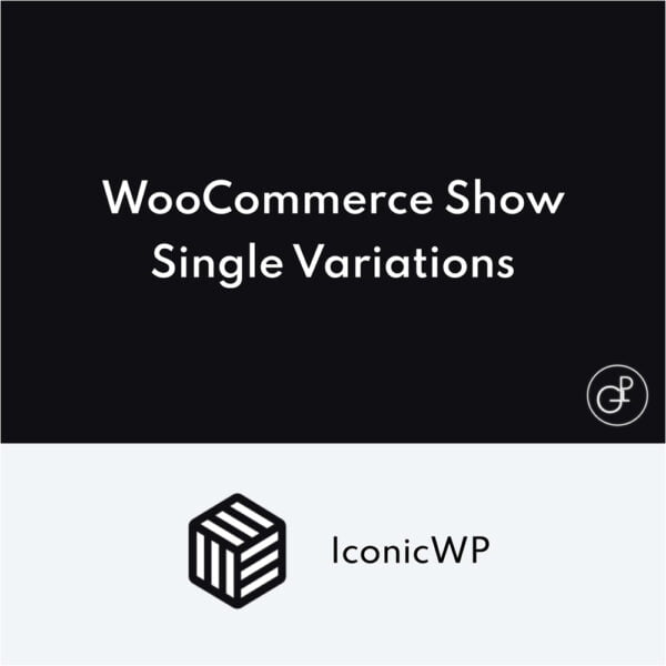 WooCommerce Show Single Variations