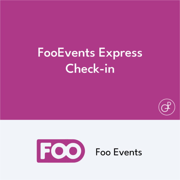 FooEvents Express Check in