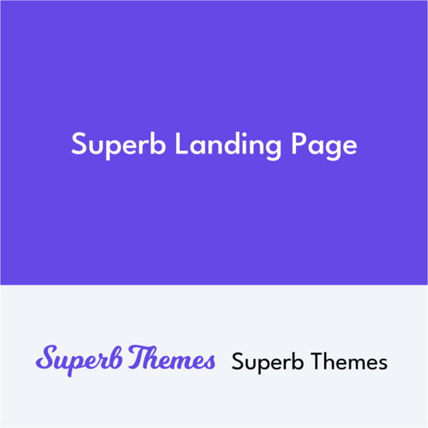 Superb Landing Page