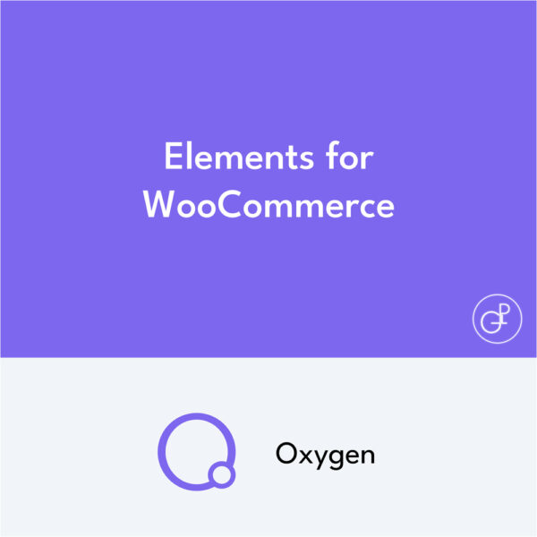 Oxygen Elements pour WooCommerce