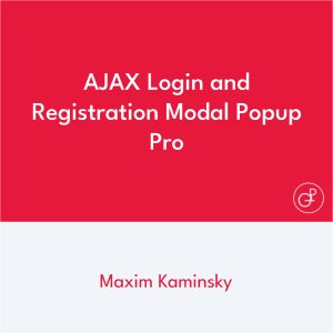 AJAX Login et Registration Modal Popup Pro
